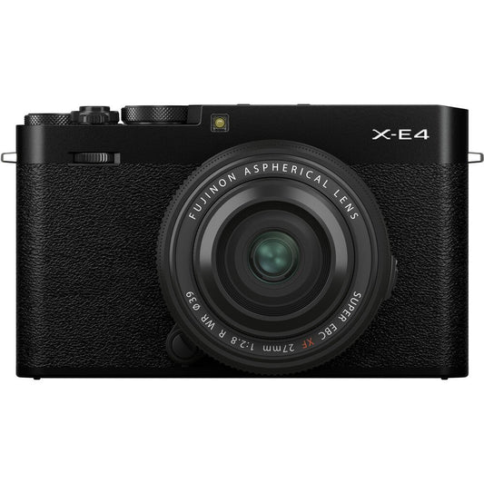 FUJIFILM X-E4 Mirrorless Camera with 27mm Lens (Black) image 0