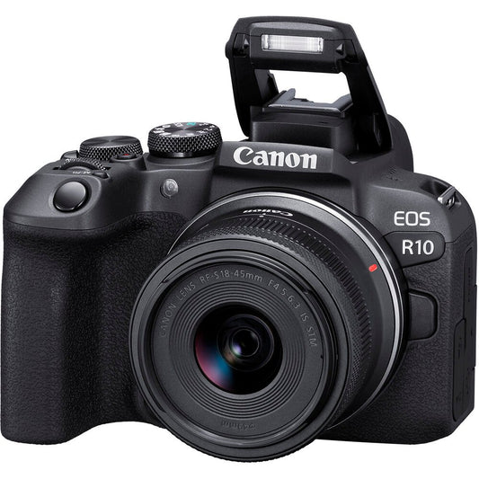 Canon EOS R10 Mirrorless Camera with 18-45mm Lens image 1