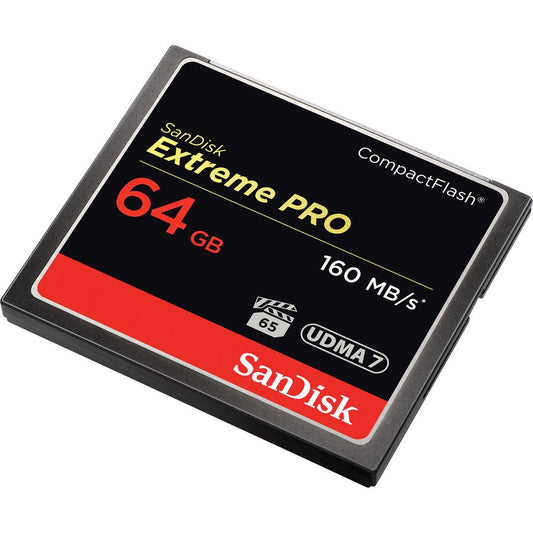 SanDisk 64GB Extreme Pro CompactFlash Memory Card (160MB/s) image 1