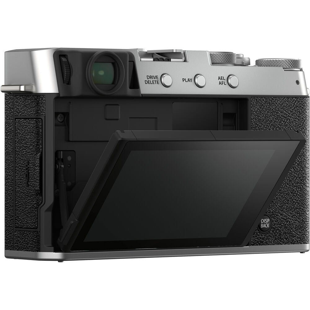 FUJIFILM X-E4 Mirrorless Camera with 27mm Lens (Silver) image 3