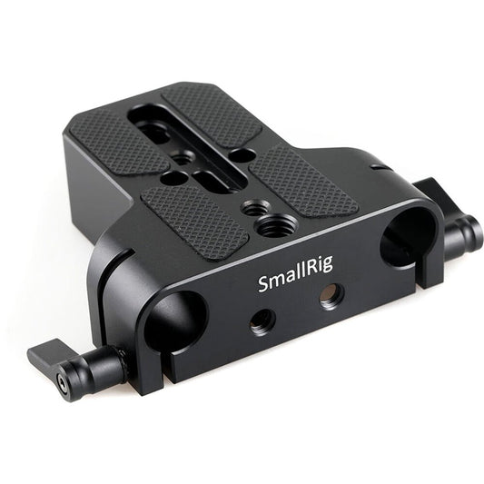 SmallRig Compact Camera Baseplate with 15mm LWS Rod Clamp image 0