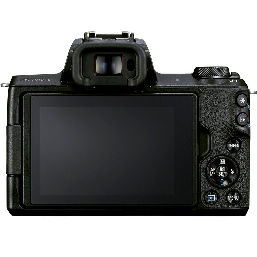 Canon EOS M50 Mark II Mirrorless Camera with 15-45mm Lens (Silver) image 1