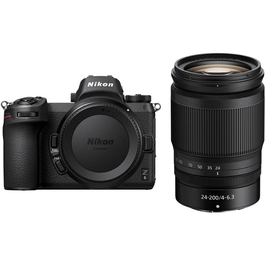 Nikon Z6 Mirrorless Camera with 24-200mm Lens Kit image 0