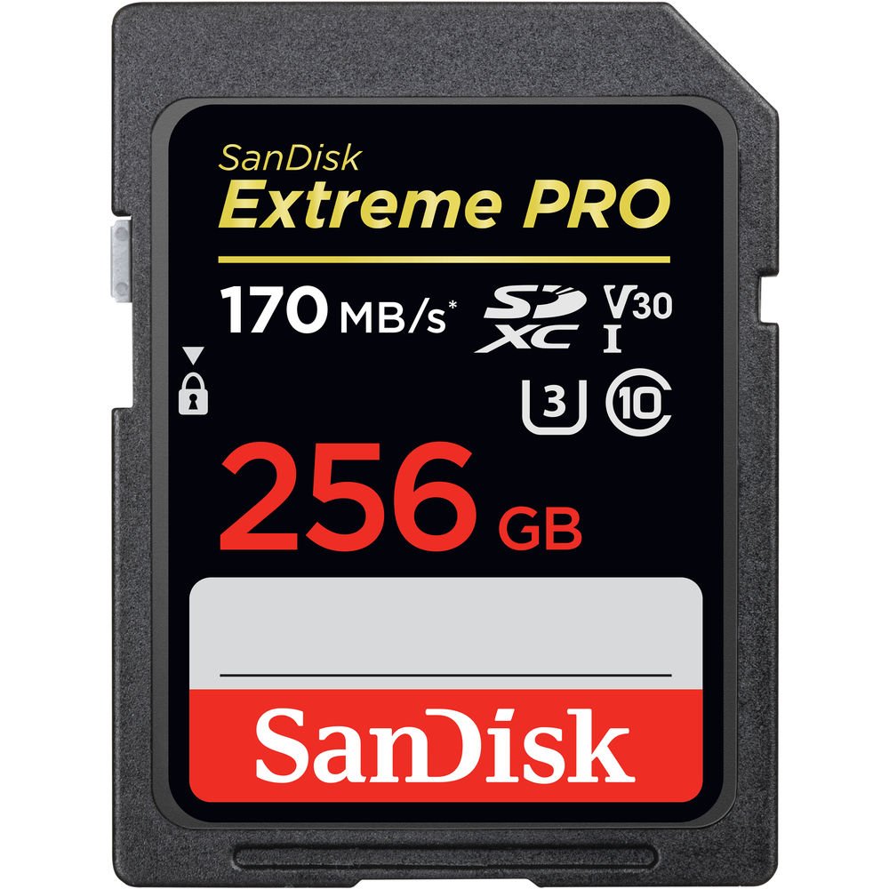 SanDisk 256GB Extreme PRO UHS-I SDXC Memory Card image 0
