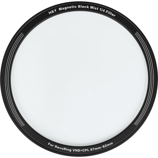 H&Y Filters Black Mist Magnetic 1/4 Clip-On Filter for RevoRing (67-82mm) image 0