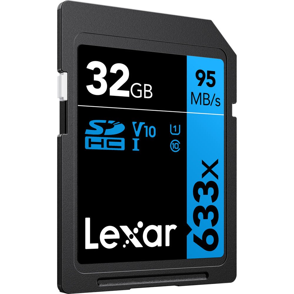 Lexar 32GB Professional 633x UHS-I SDHC Memory Card image 1