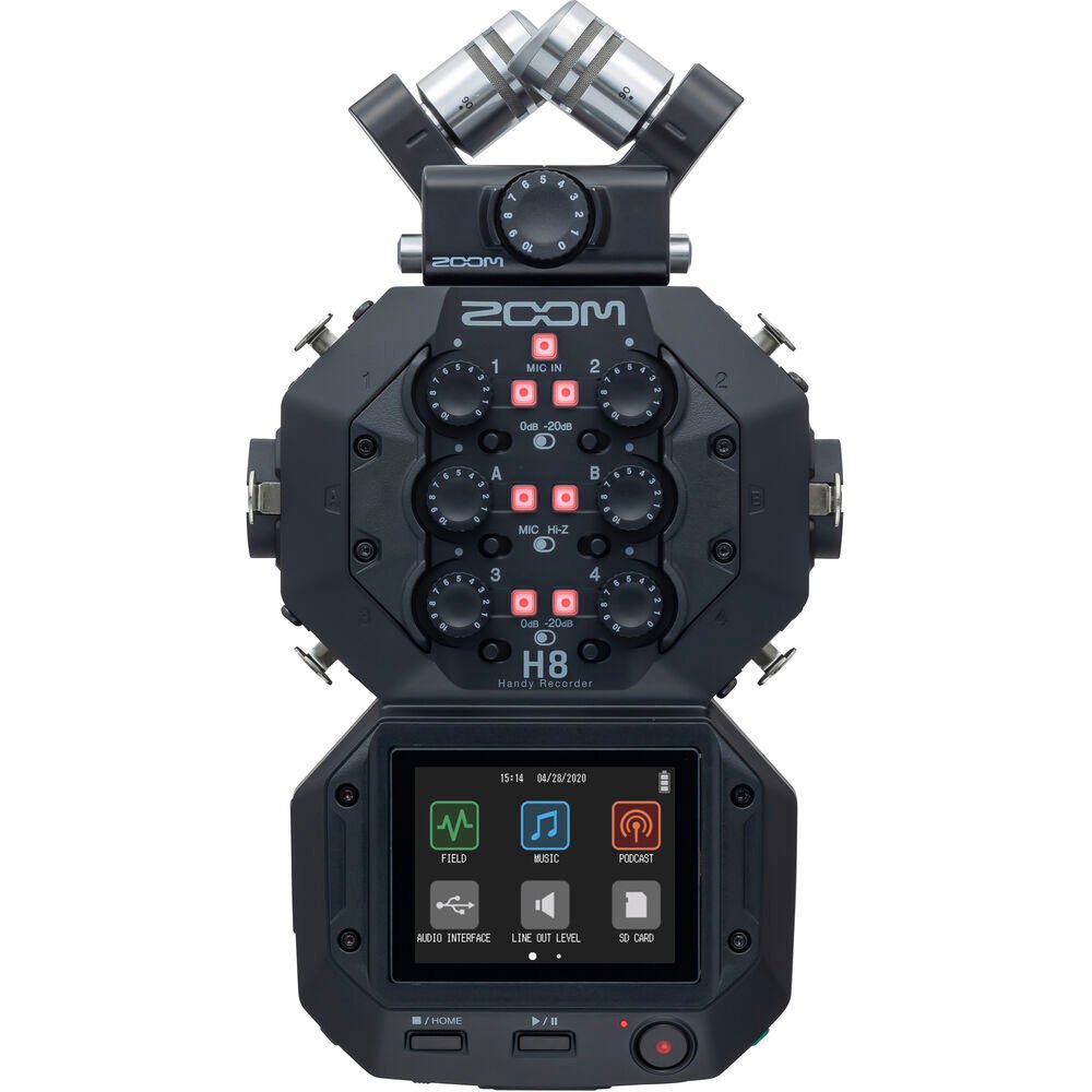 Zoom H8 8-Input / 12-Track Portable Handy Recorder image 0