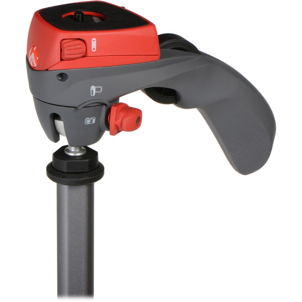 Manfrotto Compact Action Aluminum Tripod (Red) image 5