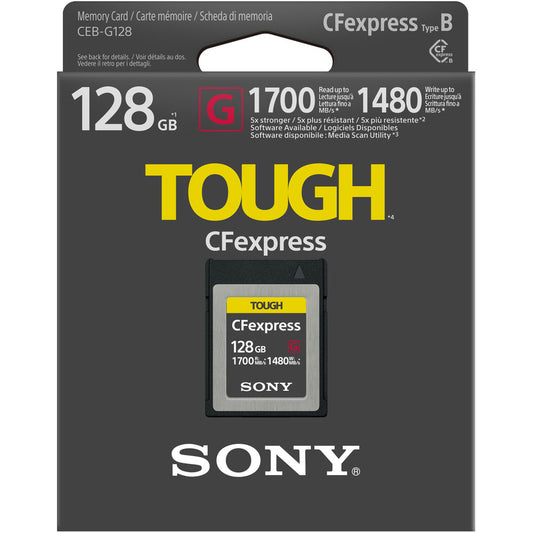 Sony 128GB CFexpress Type B TOUGH Memory Card image 1