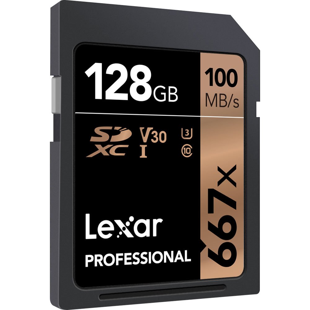 Lexar 128GB Professional 667x UHS-I SDXC Memory Card image 2