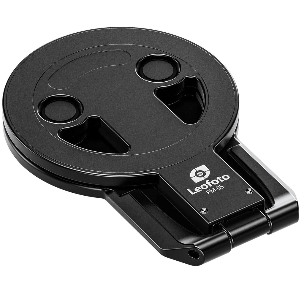 Leofoto PM-05 Dual-Sided Magnetic Foldable Phone Stand - Black image 0