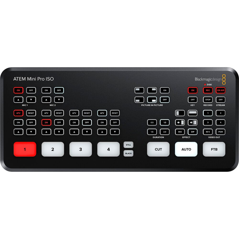 Blackmagic Design ATEM Mini Pro ISO HDMI Live Stream Switcher image 1