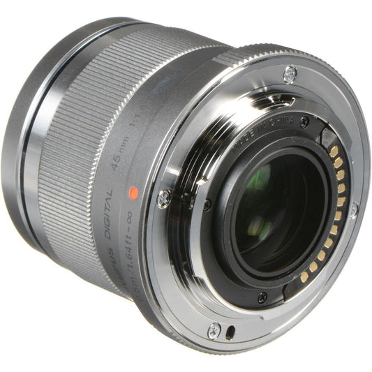 Olympus M.Zuiko Digital 45mm f/1.8 Lens (Silver) image 0