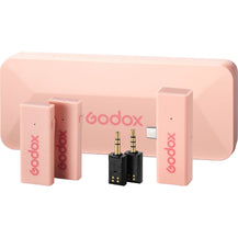 Godox MoveLink Mini UC 2-Person Wireless Microphone System for Cameras & Mobile Devices - Pink image