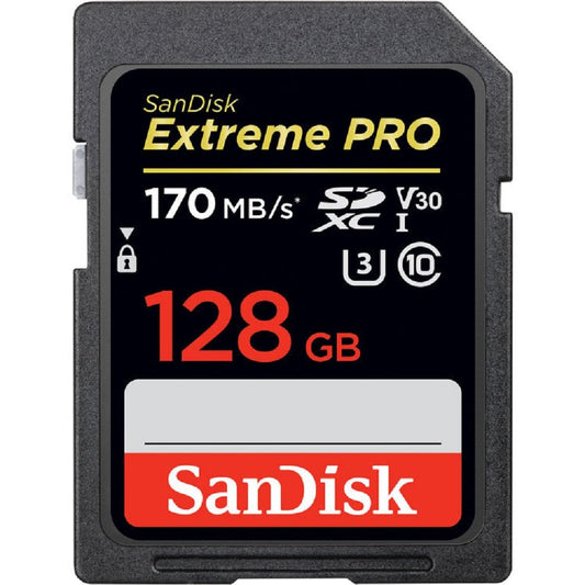 SanDisk 128GB Extreme PRO UHS-I SDXC Memory Card image 0