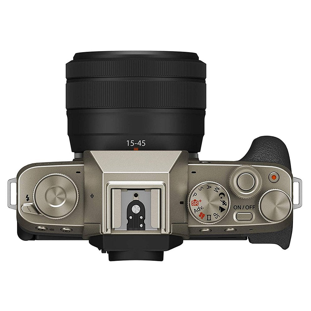 Fujifilm X-T200 Mirrorless Camera with 15-45mm Lens (Champagne Gold) image 2