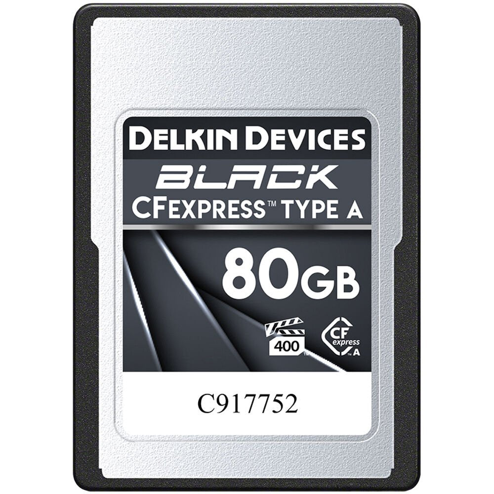 Delkin Devices 80GB BLACK CFexpress Type A Memory Card image 0