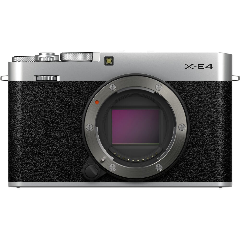 FUJIFILM X-E4 Mirrorless Digital Camera (Body Only, Silver) image 0