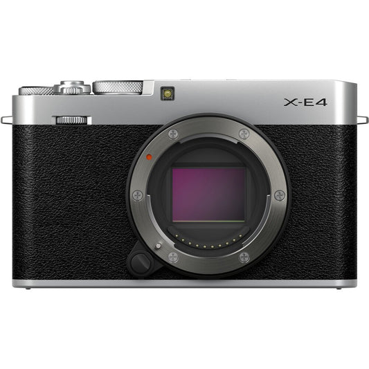 FUJIFILM X-E4 Mirrorless Digital Camera (Body Only, Silver) image 0