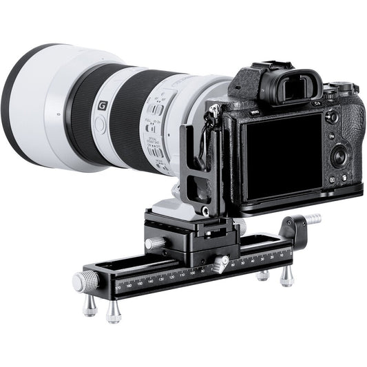 Leofoto MP-180S Macro Focusing Rail with Rotating Arca-Type QR System (7.1") image 1