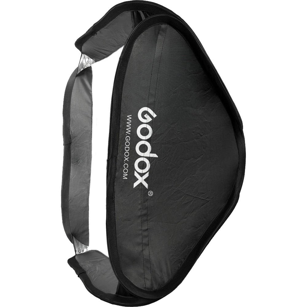 Godox S-Type Bowens Mount Flash Bracket with Softbox Kit (23.6 x 23.6") image 0