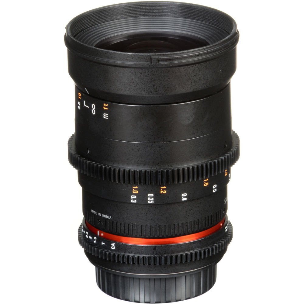 Samyang 35mm T1.5 VDSLRII Cine Lens for Canon EF Mount image 6