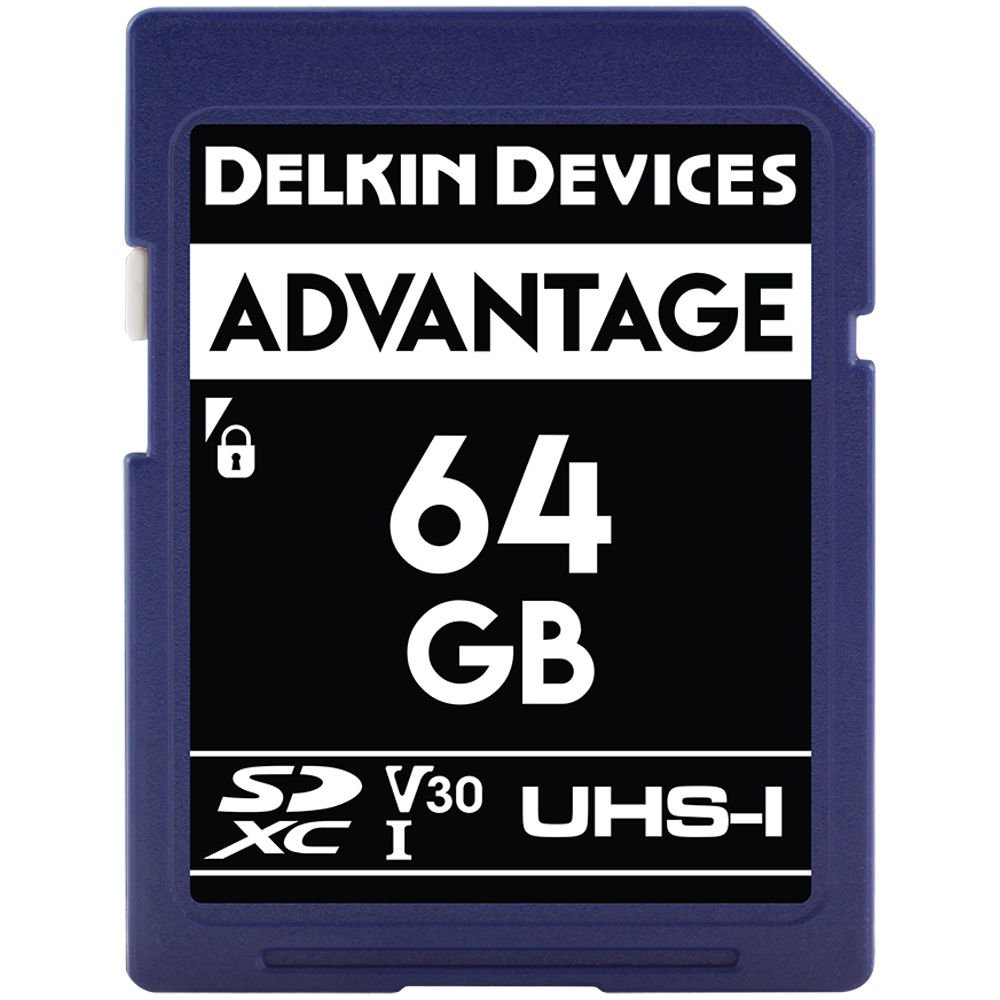 Delkin Devices 64GB Advantage UHS-I SDXC Memory Card image 1