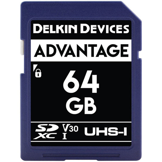 Delkin Devices 64GB Advantage UHS-I SDXC Memory Card image 1
