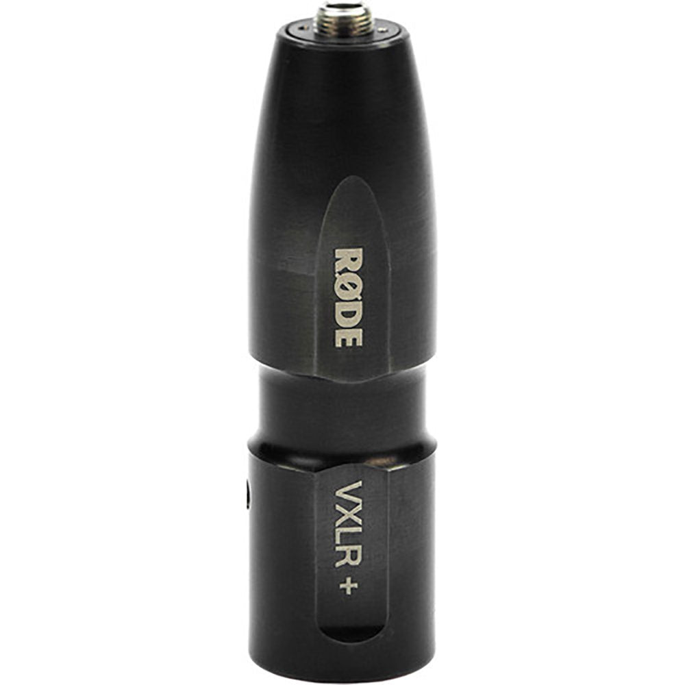 Rode VXLR+ 3.5mm TRS Female to XLR Male Adapter with Phantom Power Converter image 1
