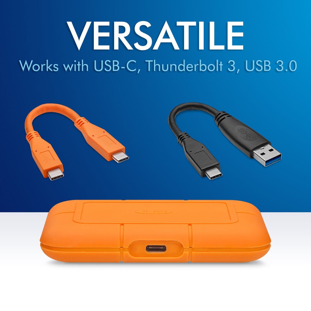 LaCie 1TB Rugged USB 3.2 Gen 2 Type-C External SSD image 2