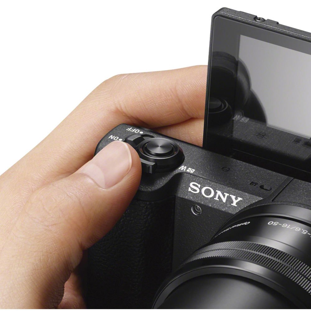 Sony Alpha a5100 Mirrorless Digital Camera with 16-50mm Lens (Black) image 3