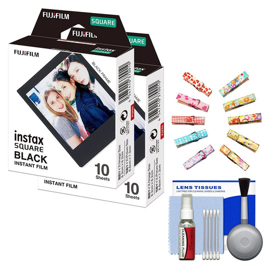 Fujifilm Instax WW1 Square Black Frame Instant Film image 1