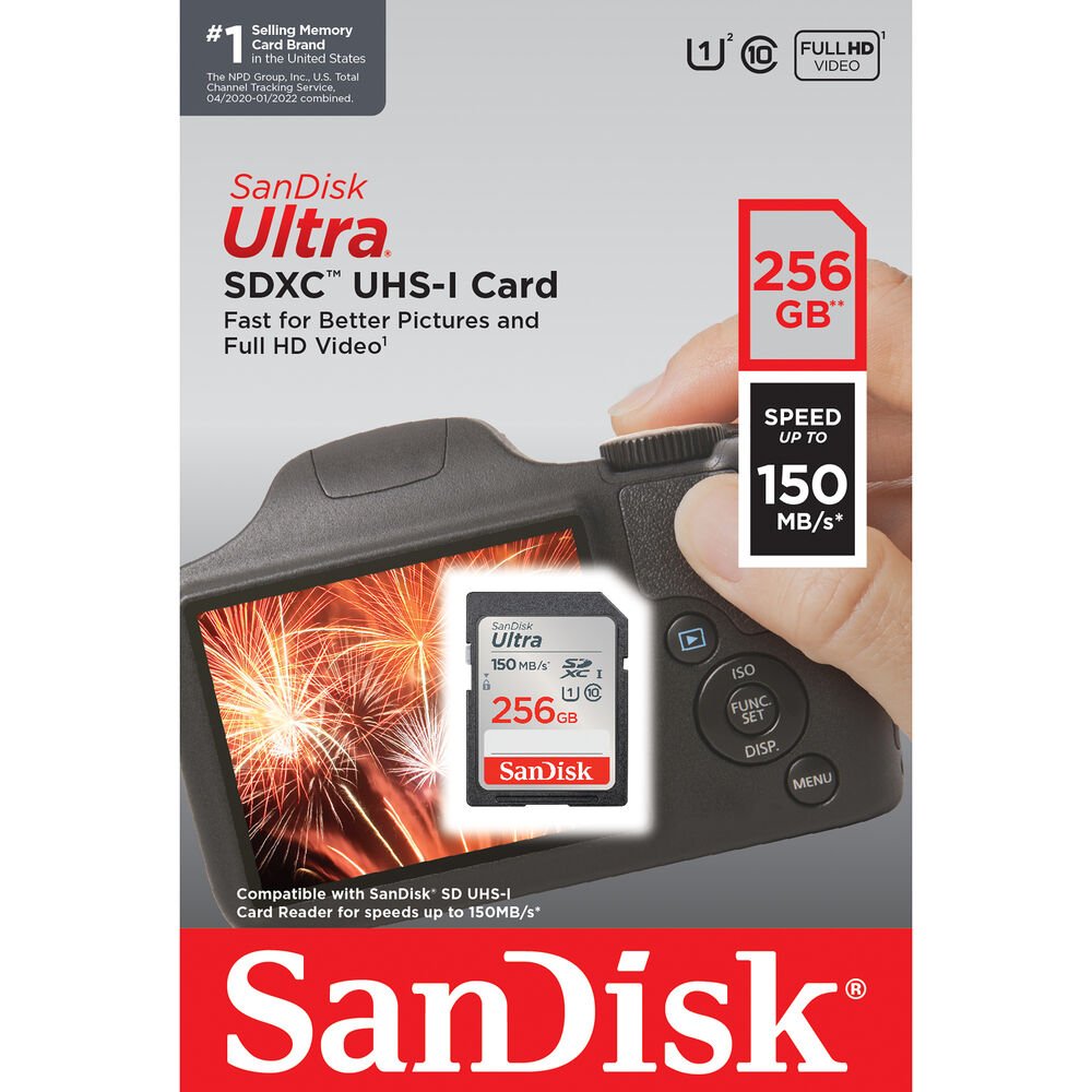 SanDisk 256GB Ultra UHS-I SDXC Memory Card image 3
