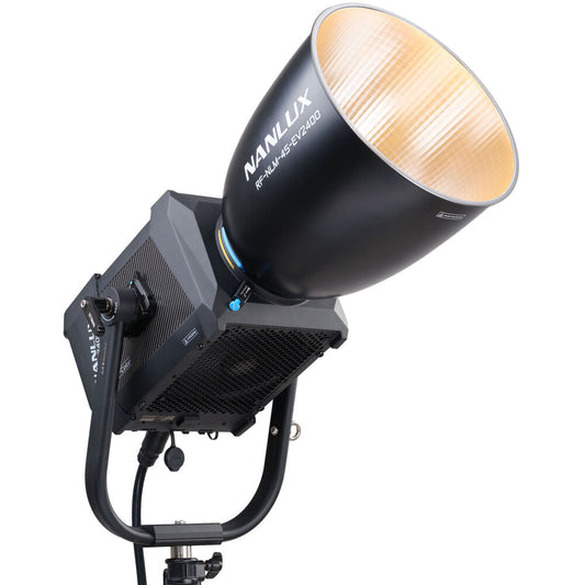 Nanlux Evoke 2400B Bi-Color LED Monolight Kit with 45° Reflector and Full System Trolly Case image 0