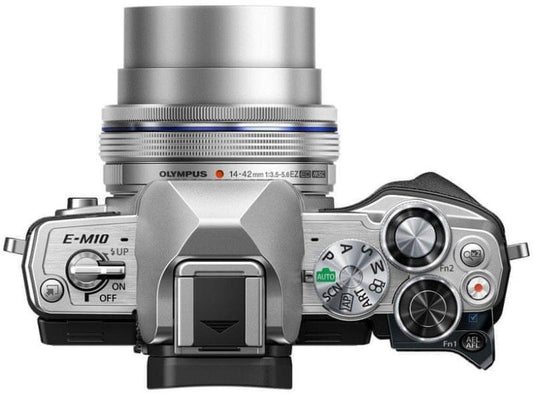 Olympus OMD-EM-10-Mark-III-S Mirrorless Digital Camera with Lens 14-42mm (Silver) image 1