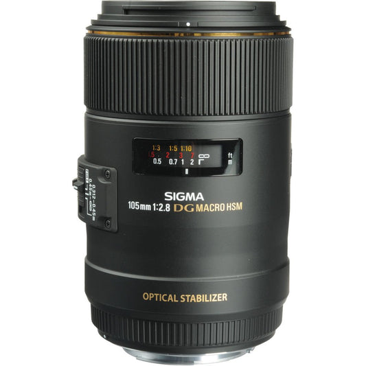 Sigma 105mm f/2.8 EX DG OS HSM Macro Lens for Canon EF image 1