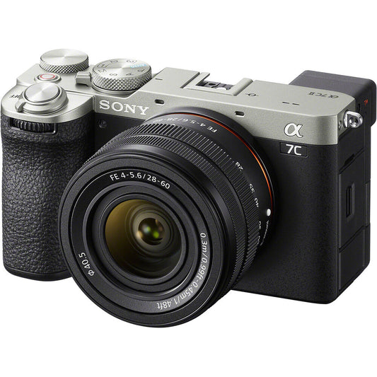 Sony a7C II Mirrorless Camera with 28-60mm Lens (Silver) image 0