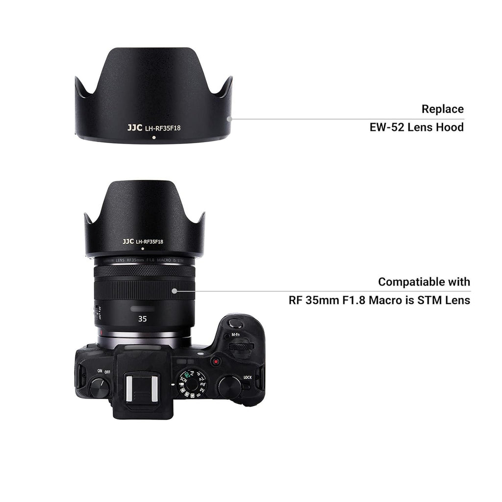 JJC LH-RF35F18 Len Hood for RF 35mm F1.8 Macro is STM image 1