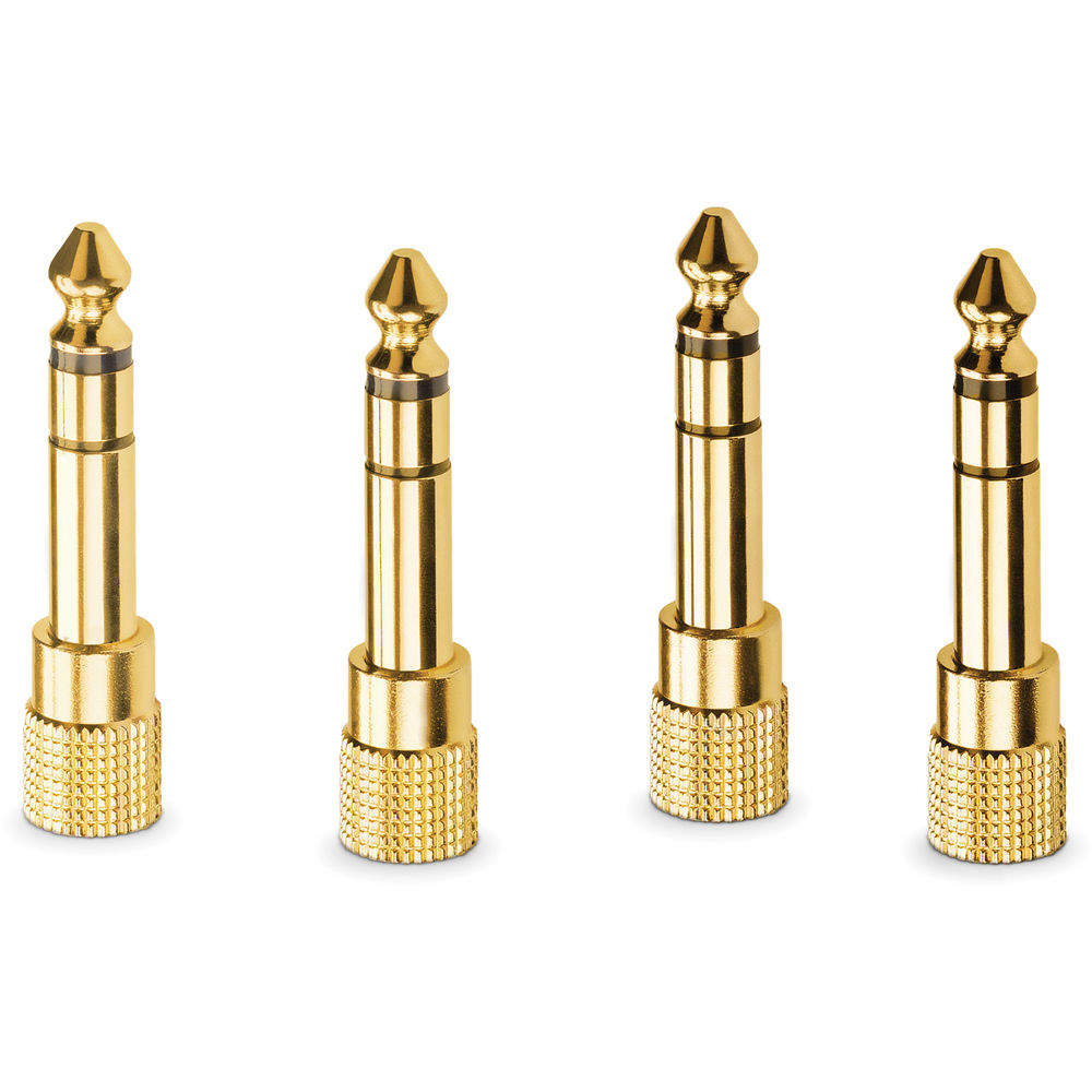 RODE HJA-4 3.5mm TRS to 1/4" Headphone Adapters (4-Pack) image 0