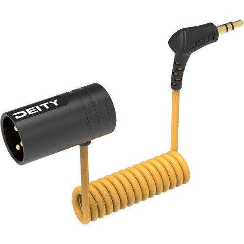 Deity Microphones V-Link 3.5mm TRS Male to XLR 3-Pin Male Microphone Adapter Cable (12") image 0