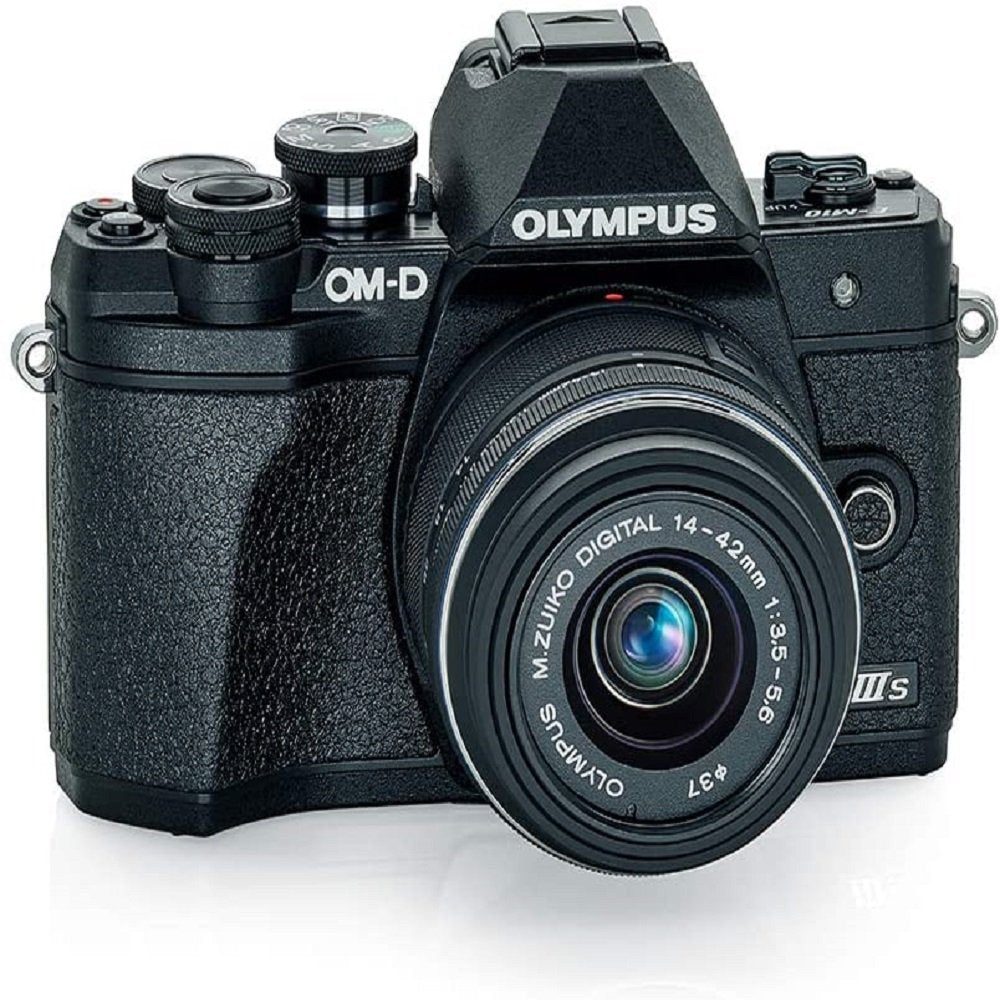 OLYMPUS OM-D E-M10 Mark IIIs Black Body with Black M.Zuiko Digital 14-42mm F3.5-5.6 IIR Lens, image 0