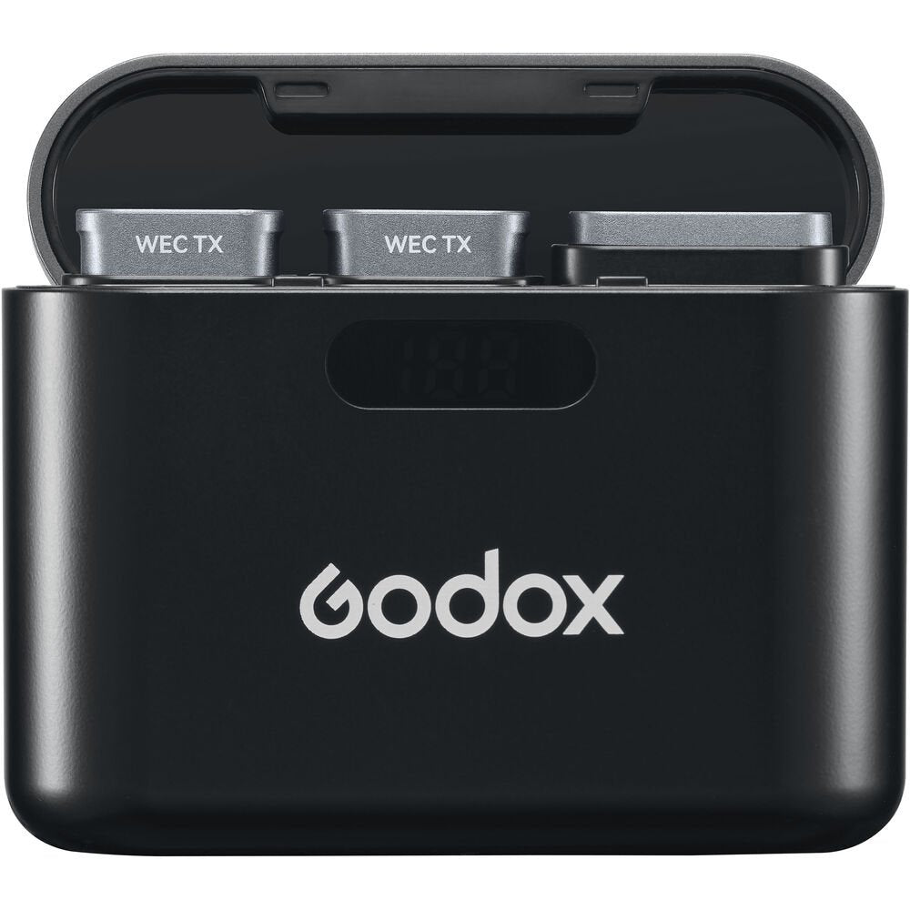 Godox WEC 2-Person Wireless Microphone System for Cameras and Mobile Devices (2.4 GHz) image 1