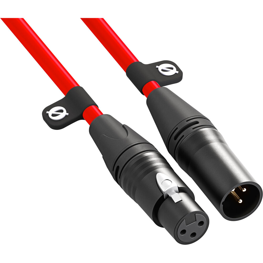 RODE XLR Male to XLR Female Cable (19.7',) - RED image