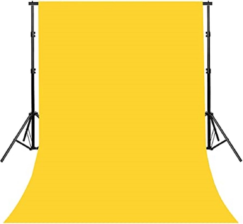 BOSS BACKDROP CLOTHS PLAIN 6ft. x 10ft. - YELLOW image