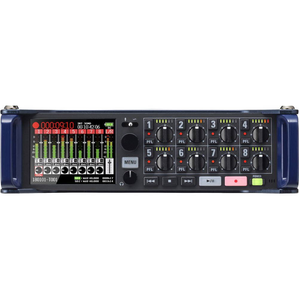 Zoom F8n 8-Input / 10-Track Multitrack Field Recorder image 3