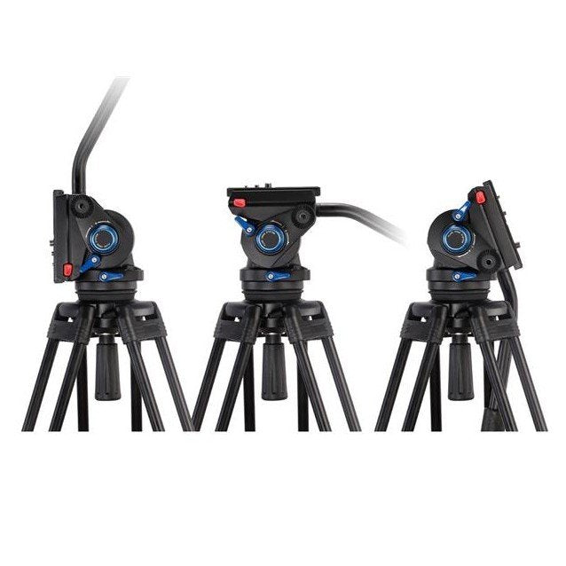 LEOFOTO VT-20 Tall Video Tripod with LF-75 image 1