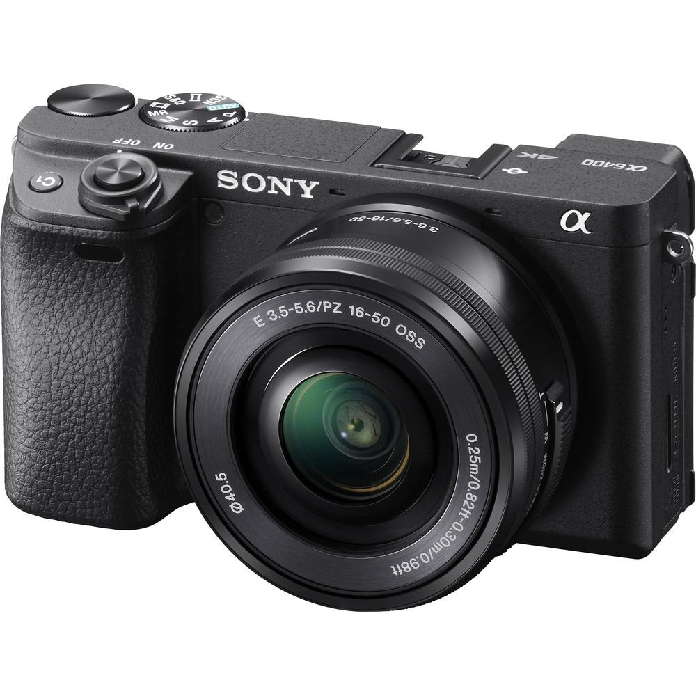 Sony Alpha A6400 Mirrorless Digital Camera with 16-50mm Lens VLOG Kit image 1