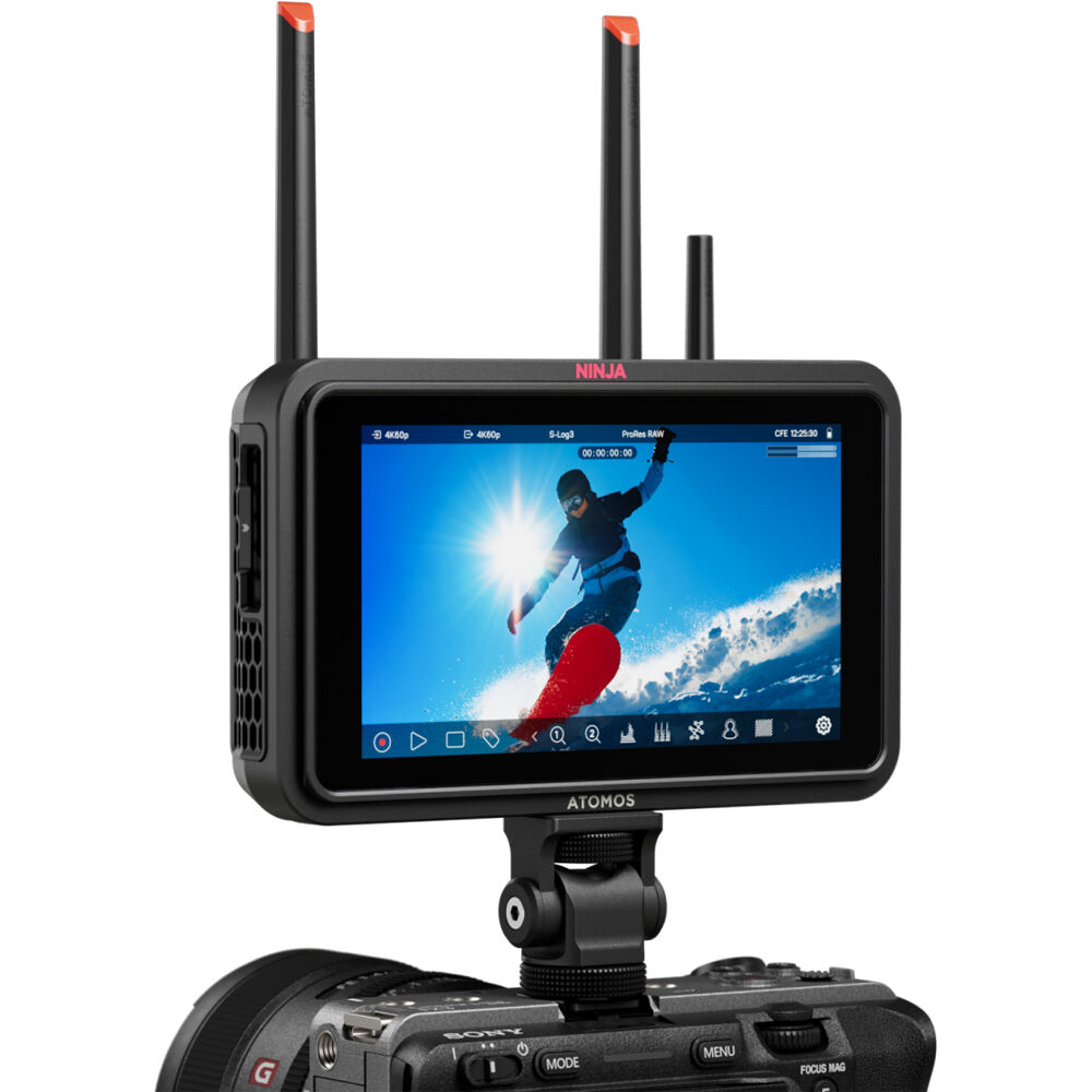 Atomos Ninja TX 5.2" HDMI/12G-SDI Wi-Fi-Enabled Camera Monitor/Recorder image 2