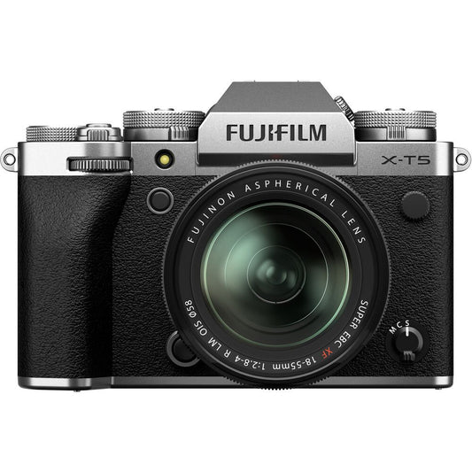 FUJIFILM X-T5 Mirrorless Camera with 18-55mm Lens (Silver) image 0