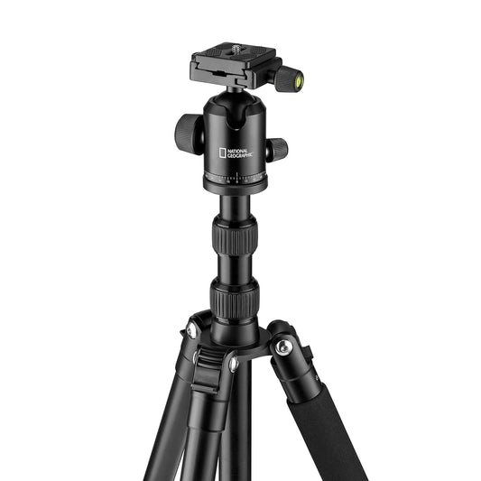 National Geographic NGTR002T Travel Photo Tripod Kit with Monopod, Aluminium, 5-Section Legs image 1